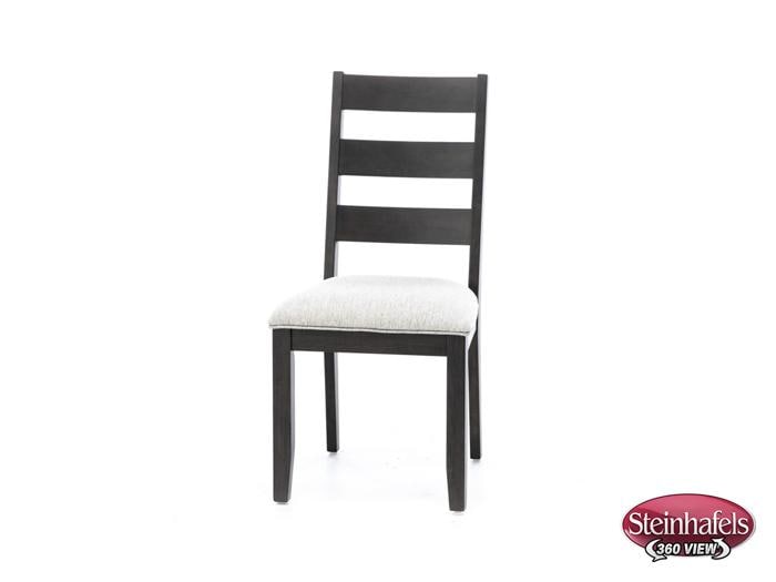 intc black inch standard seat height side chair  image   