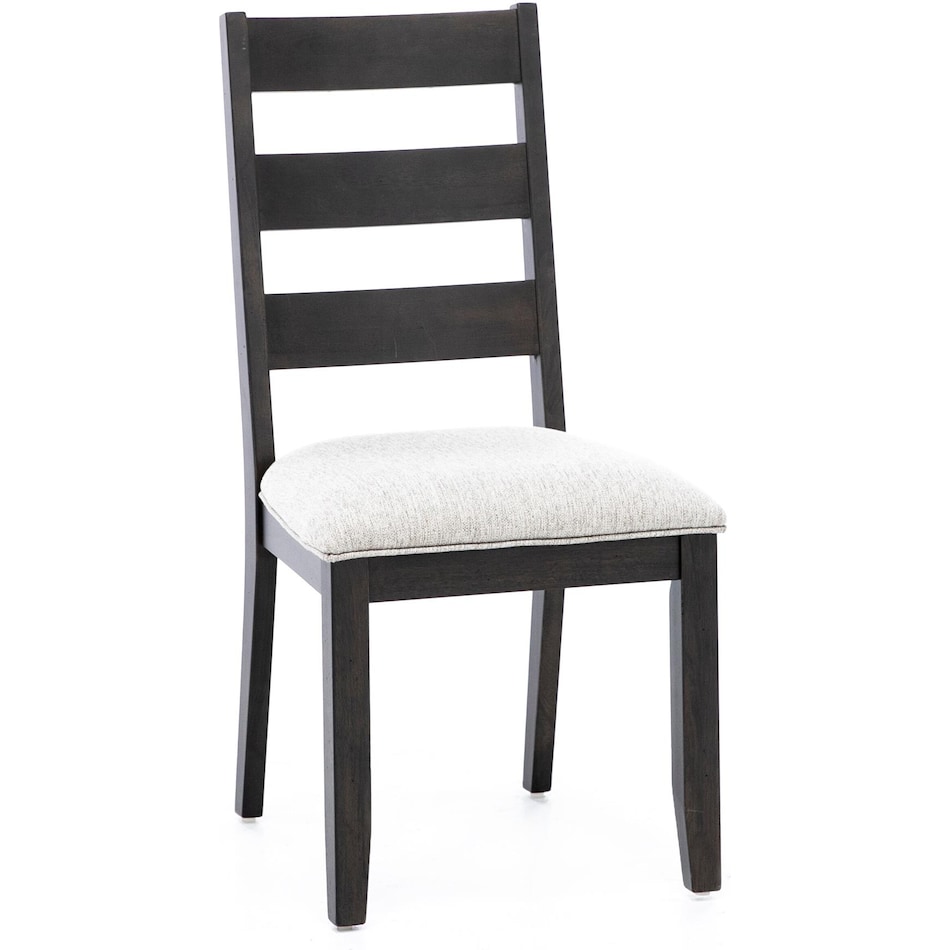 intc black inch standard seat height side chair   