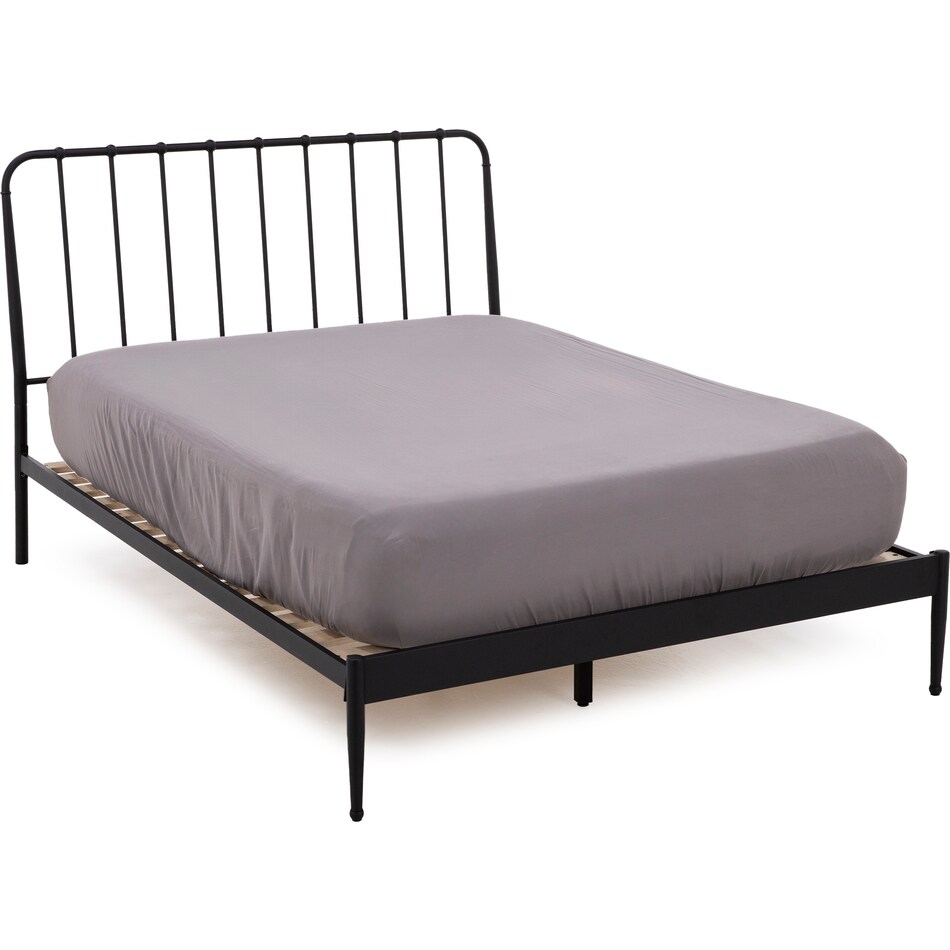 intc black queen bed package mqp  