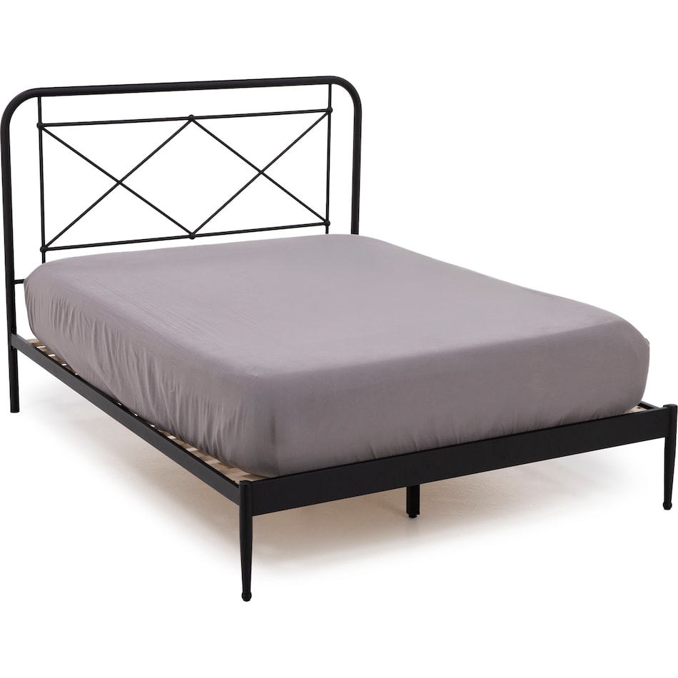 intc black queen bed package mqp  
