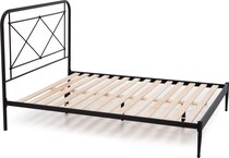 intc black queen bed package mqp  