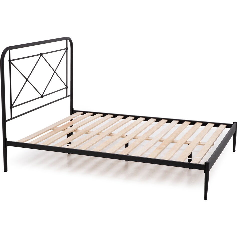 intc black queen bed package mqp  