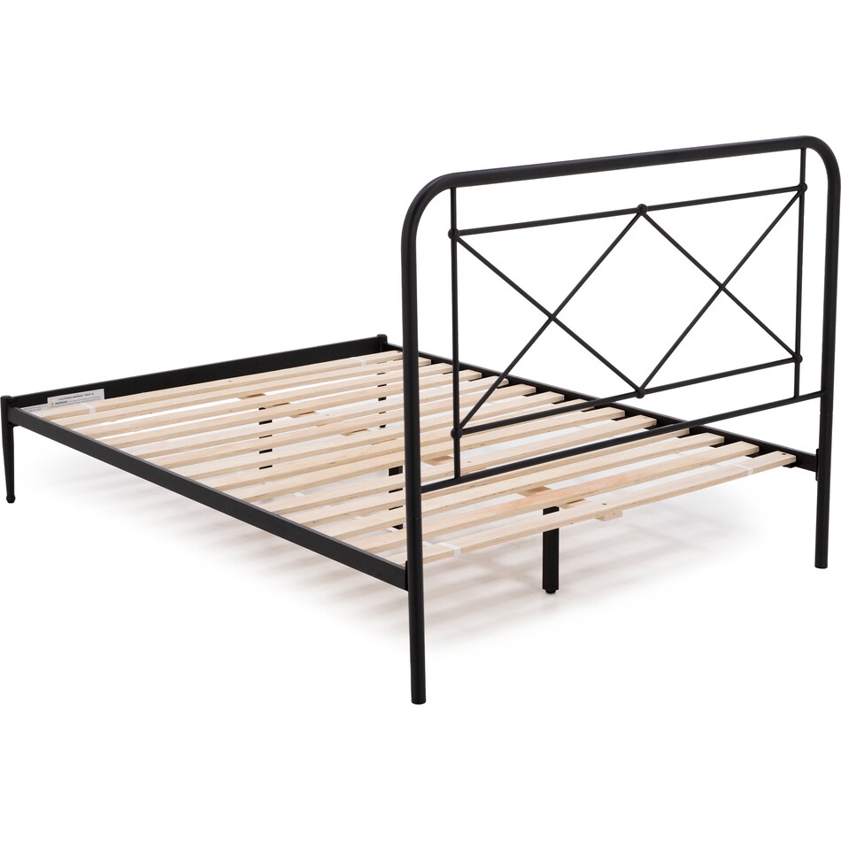 intc black queen bed package mqp  