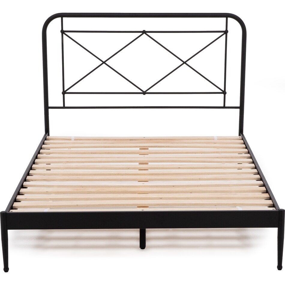 intc black queen bed package mqp  