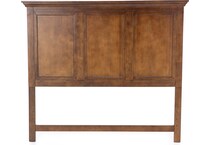 intc brown full bed headboard f  