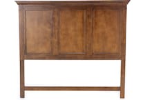 intc brown king bed headboard kt  