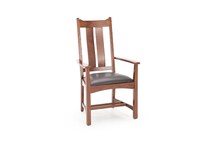 intc brown standard height arm chair   