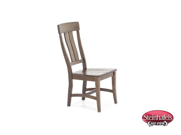 intc brown standard height side chair  image   
