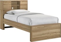 intc brown twin bed package btp  