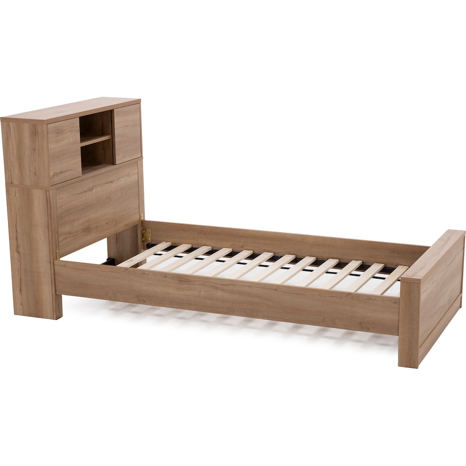 intc brown twin bed package btp  