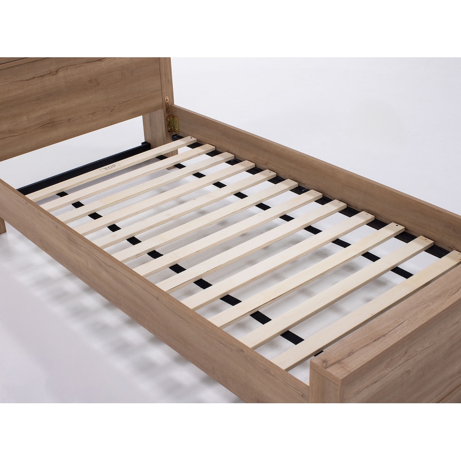 intc brown twin bed package btp  