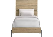 intc brown twin bed package tp  