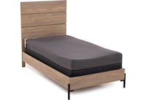 intc brown twin bed package tp  