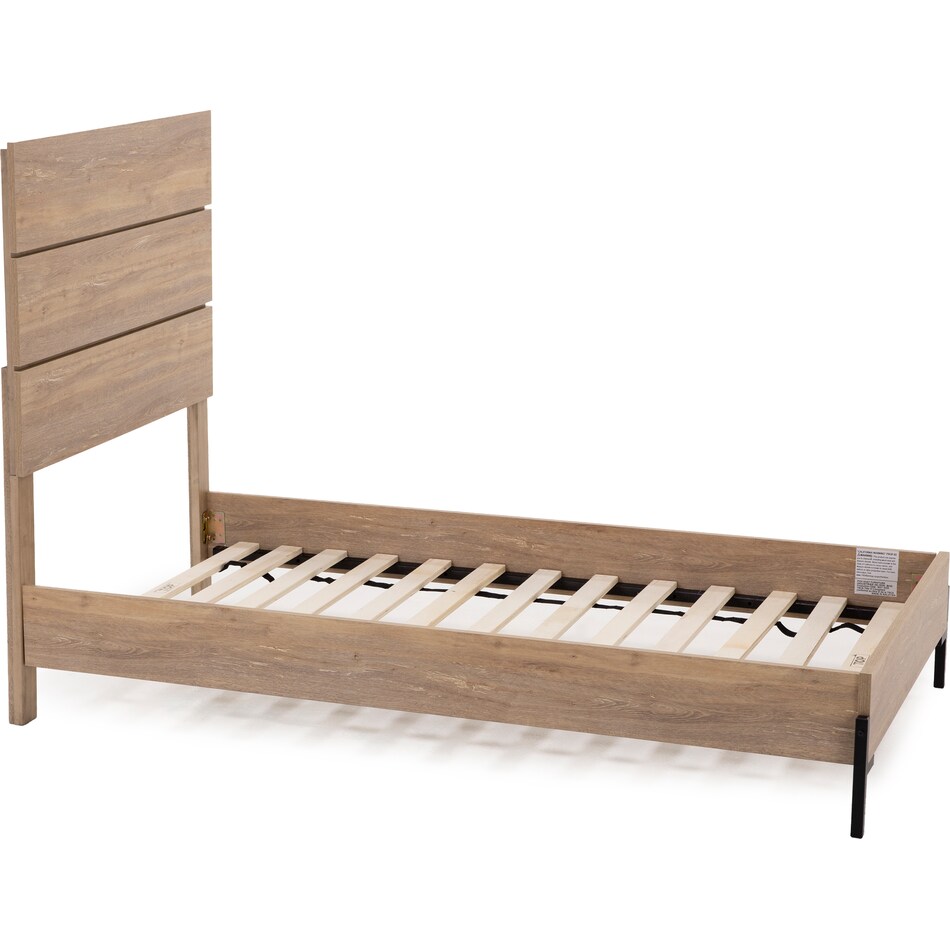 intc brown twin bed package tp  