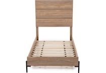 intc brown twin bed package tp  