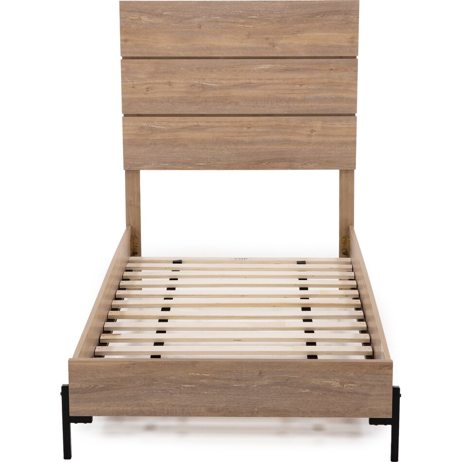 intc brown twin bed package tp  