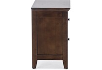 intc brown two drawer   