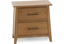 intc brown two drawer   