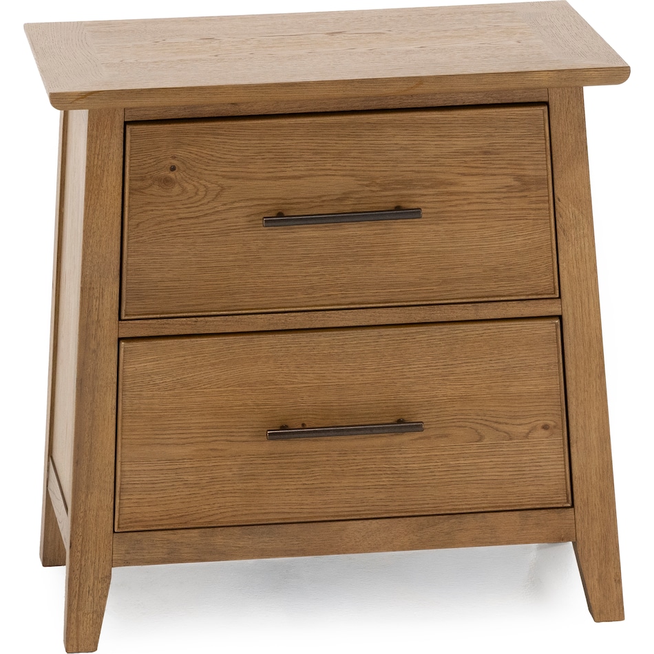 intc brown two drawer   