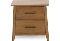 intc brown two drawer   