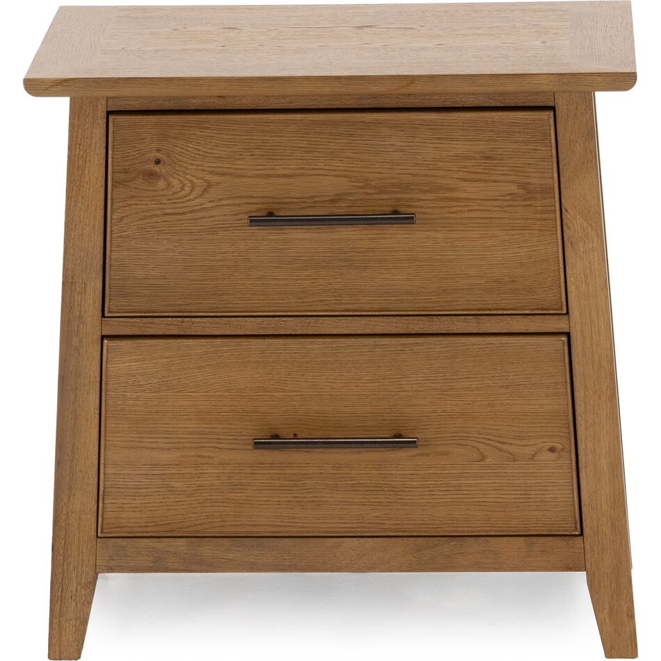 intc brown two drawer   