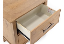 intc brown two drawer   