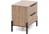 intc brown two drawer   