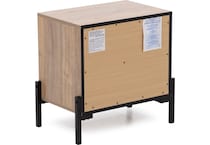 intc brown two drawer   