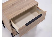 intc brown two drawer   