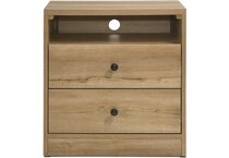 intc brown two drawer   
