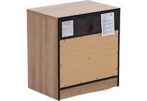 intc brown two drawer   