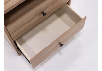 intc brown two drawer   