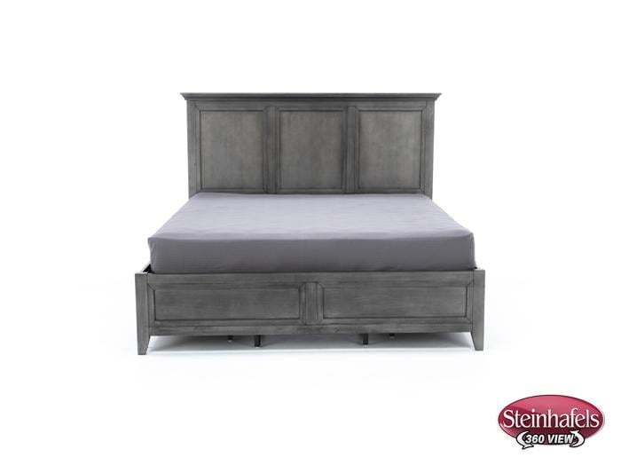 intc grey king bed headboard  image kp  