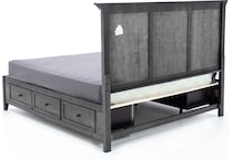 intc grey king bed headboard ksb  