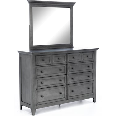 San Mateo Grey Mirror