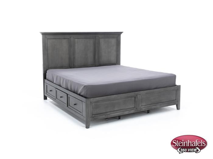 intc grey queen bed headboard  image qp  