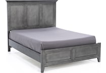 intc grey queen bed headboard qp  