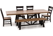 intc rustic wheat & raven inch standard height rectangle pk  
