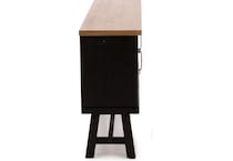 intc rustic wheat & raven buffet server sideboard   