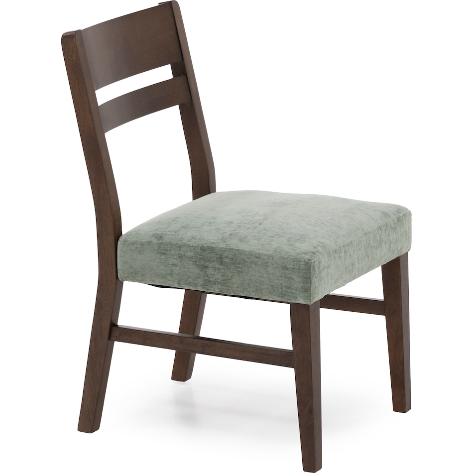 intc saddle   green inch standard seat height side chair   