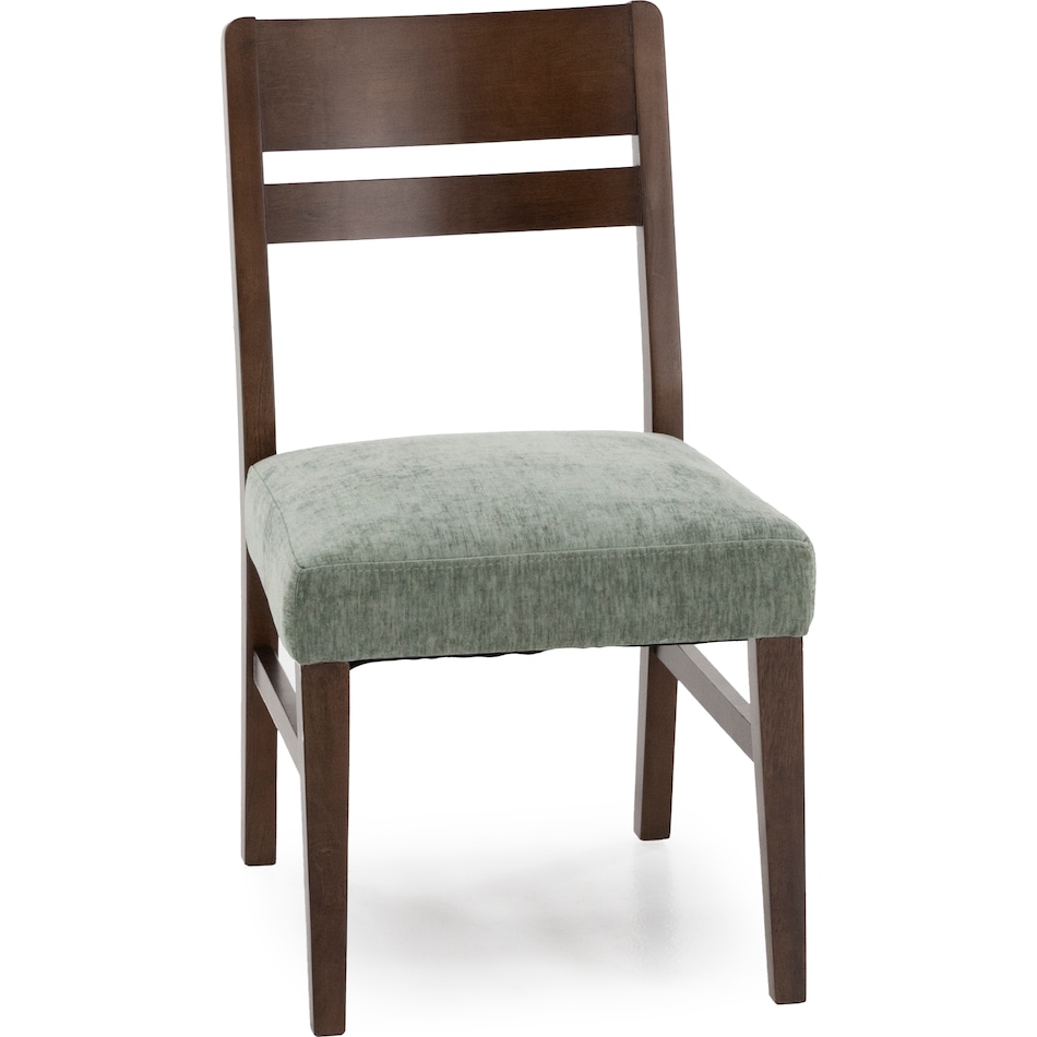 intc saddle   green inch standard seat height side chair   