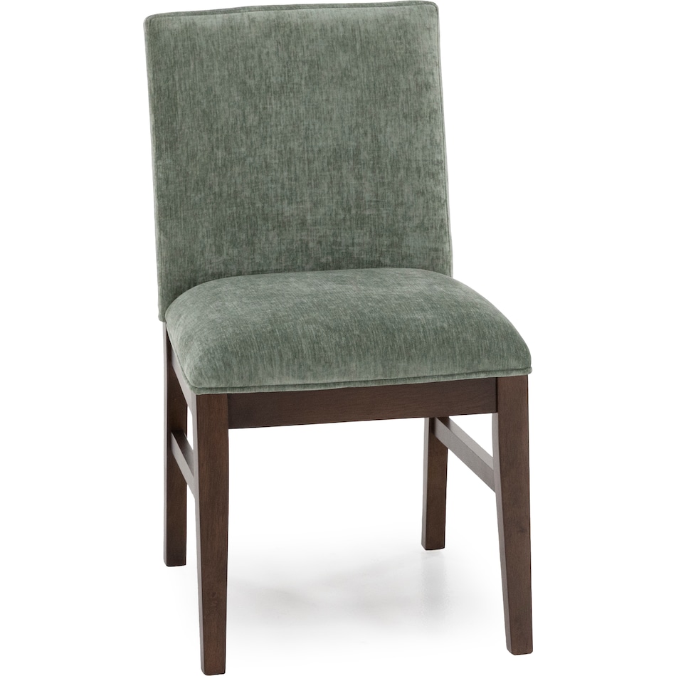 intc saddle   green inch standard seat height side chair   