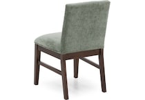 intc saddle   green inch standard seat height side chair   