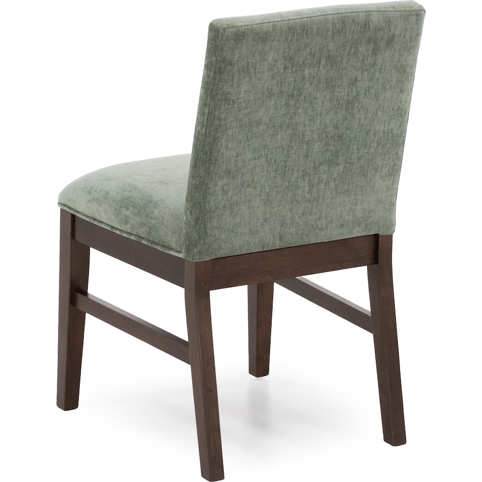 intc saddle   green inch standard seat height side chair   