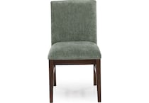 intc saddle   green inch standard seat height side chair   