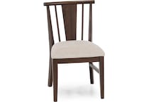 intc saddle   ivory inch standard seat height side chair   