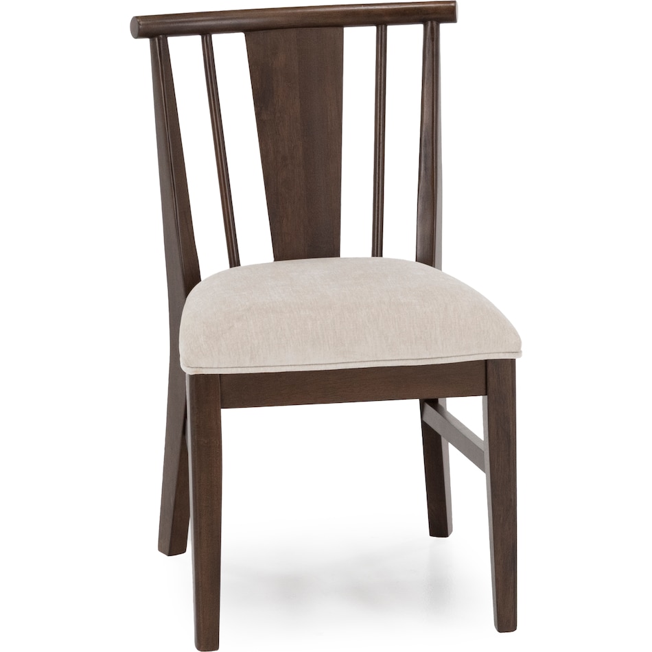 intc saddle   ivory inch standard seat height side chair   