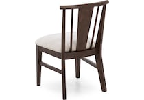 intc saddle   ivory inch standard seat height side chair   