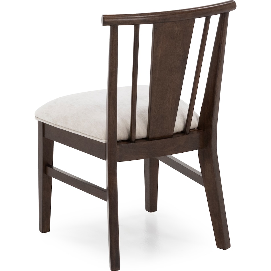 intc saddle   ivory inch standard seat height side chair   
