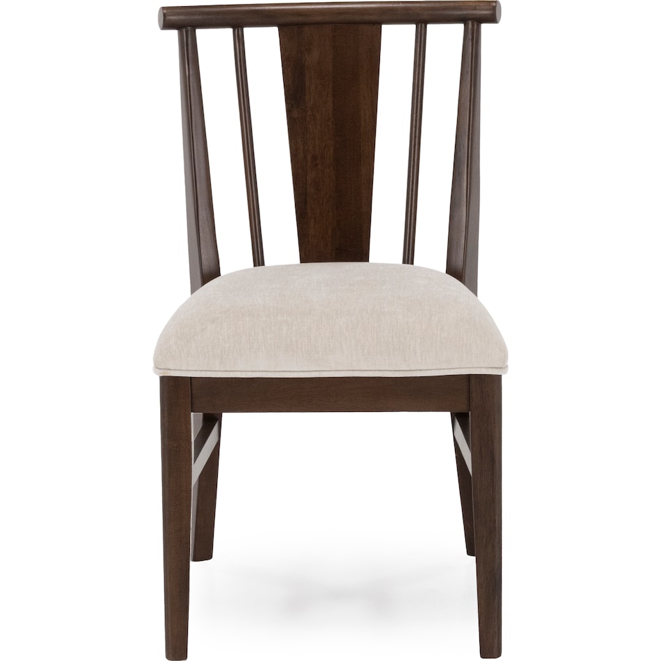 intc saddle   ivory inch standard seat height side chair   